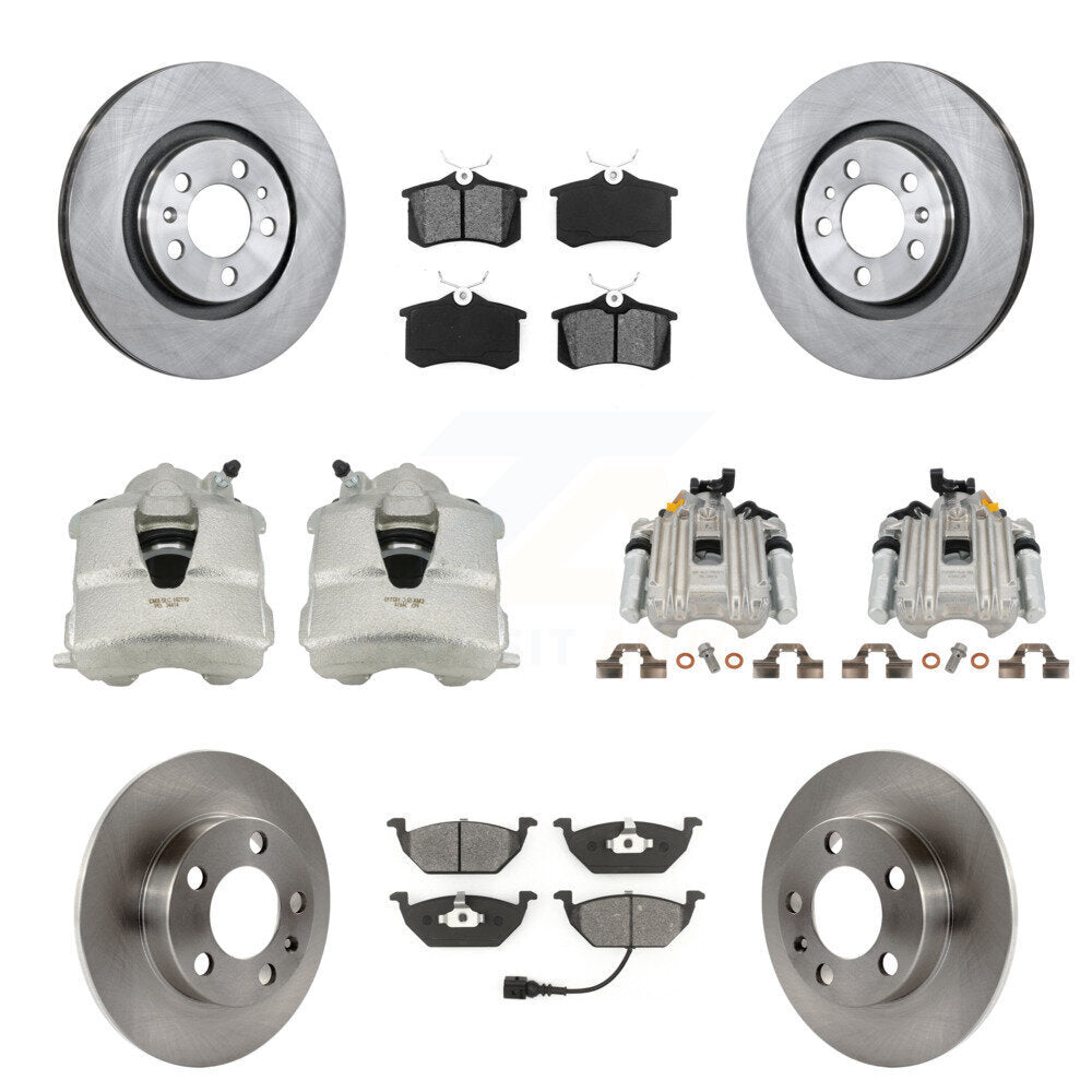 Transit Auto KC8-101028S Disc Brake Kit for 2000-2009 Volkswagen Jetta City, Volkswagen Golf, Volkswagen Jetta - Front and Rear product image