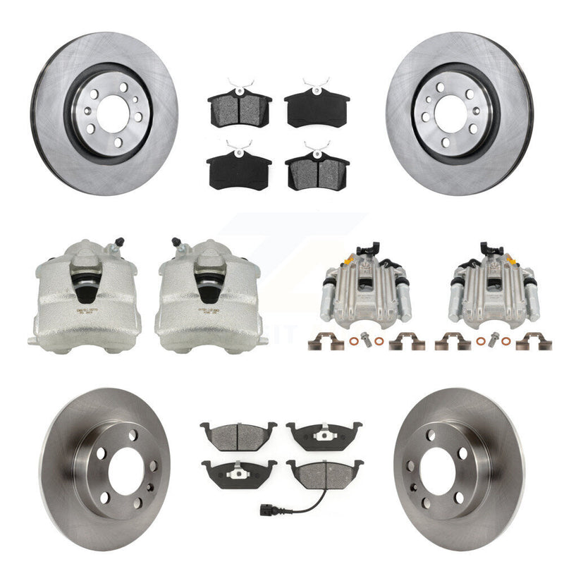 Transit Auto KC8-101028S Disc Brake Kit for 2000-2009 Volkswagen Jetta City, Volkswagen Golf, Volkswagen Jetta - Front and Rear product image