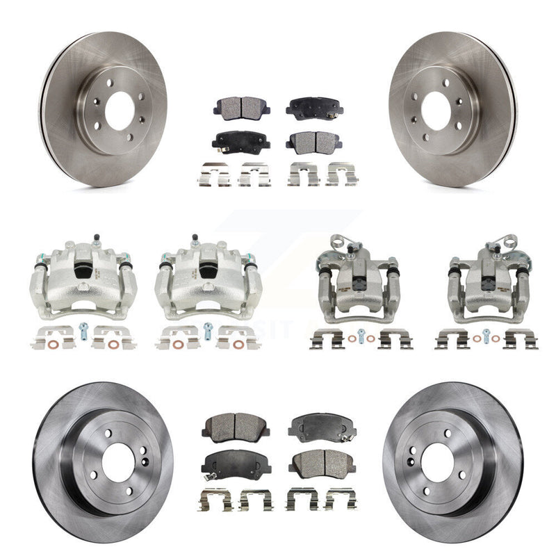 Transit Auto KC8-101029P Disc Brake Kit for 2012-2016 Hyundai Accent - Front and Rear product image