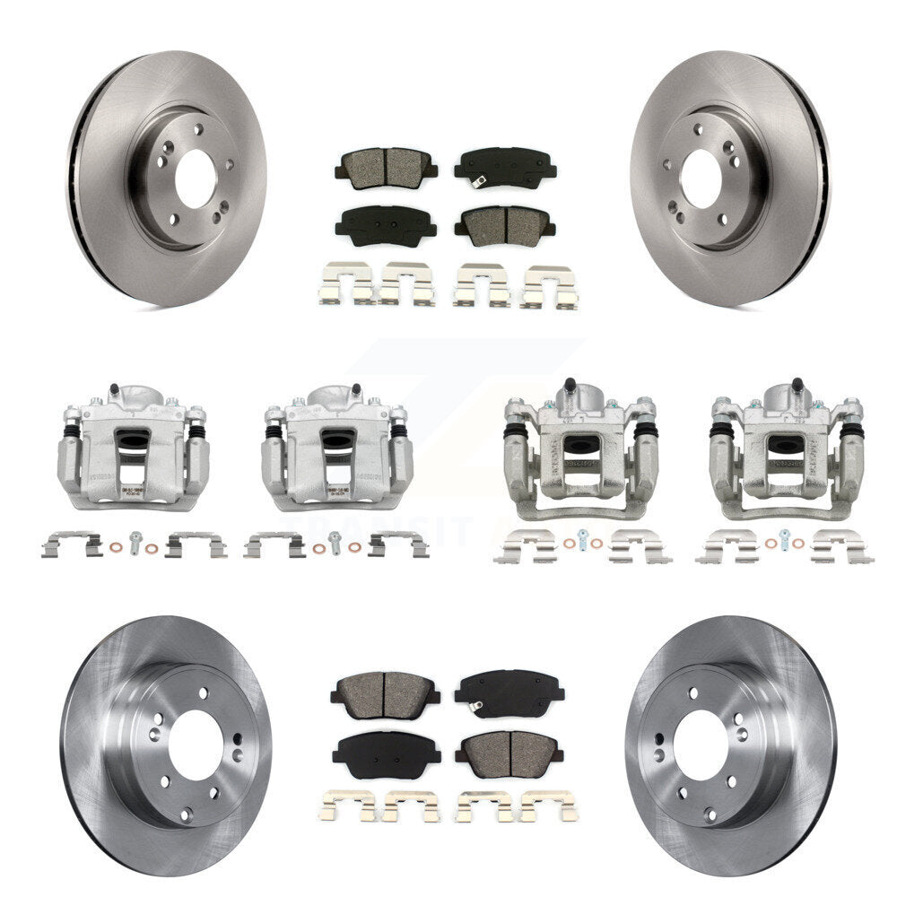 Transit Auto KC8-101029S Disc Brake Kit for 2011-2015 Hyundai Sonata, Kia Optima - Front and Rear product image