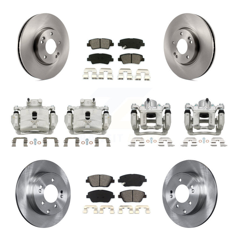 Transit Auto KC8-101030S Disc Brake Kit for 2014 Hyundai Sonata - Front and Rear product image