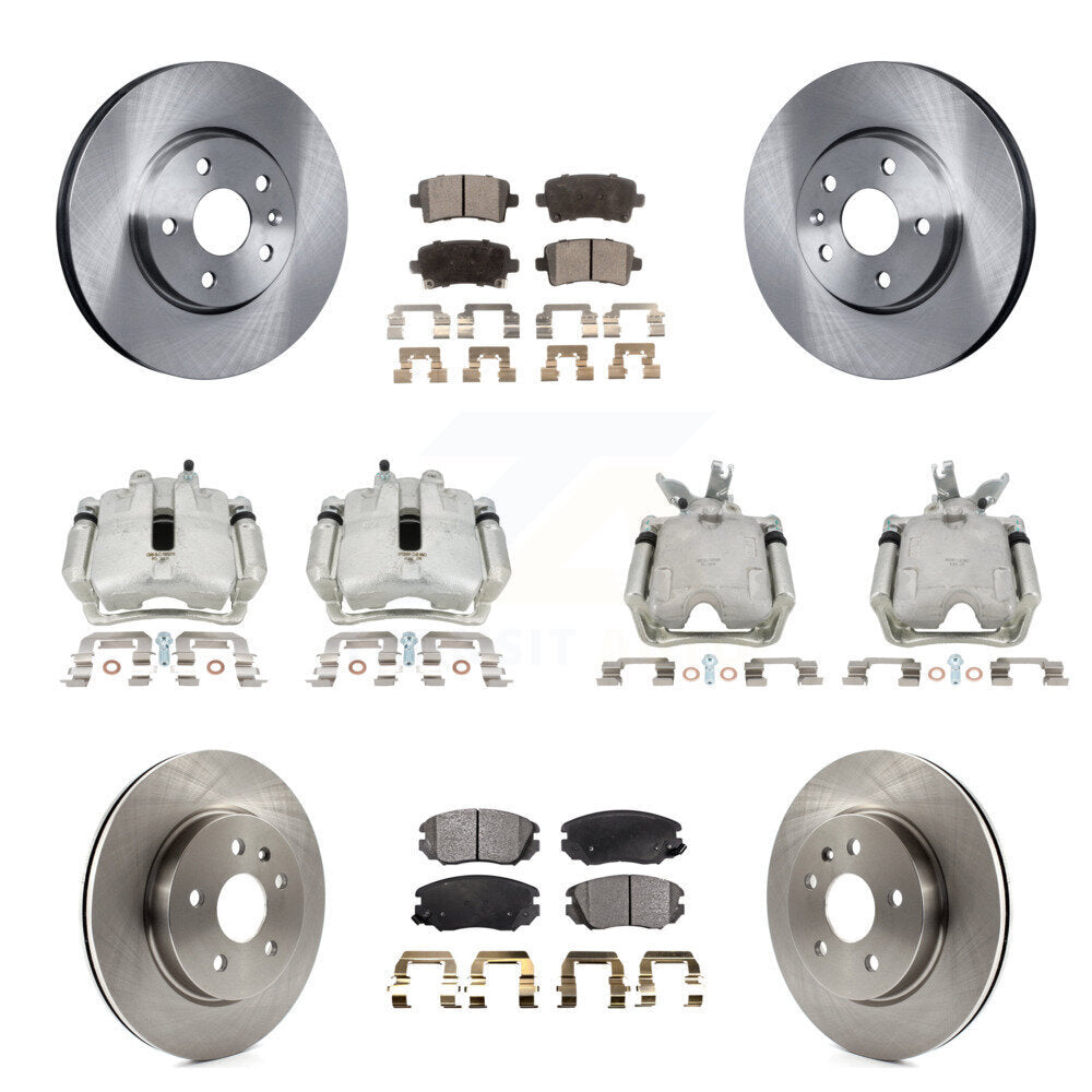 Transit Auto KC8-101031T Disc Brake Kit for 2014-2015 Chevrolet Malibu - Front and Rear product image