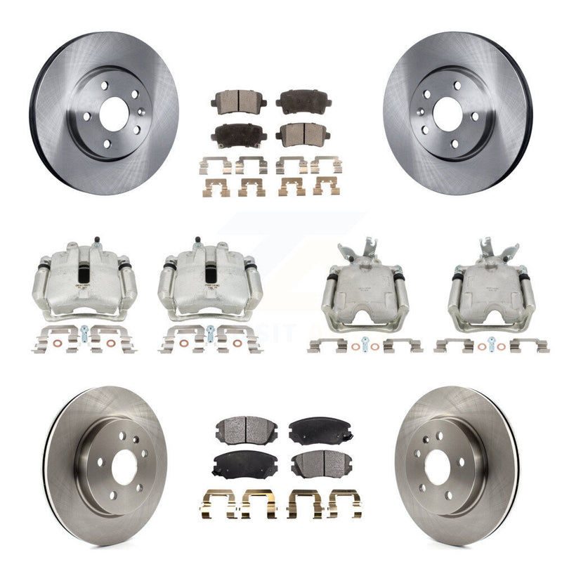 Transit Auto KC8-101031T Disc Brake Kit for 2014-2015 Chevrolet Malibu - Front and Rear product image