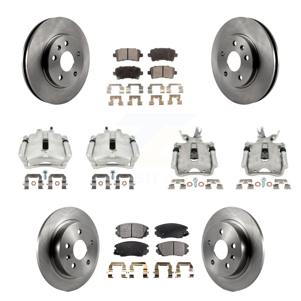 Transit Auto KC8-101032T Disc Brake Kit for 2014-2016 Chevrolet Malibu Limited, Chevrolet Malibu - Front and Rear product image