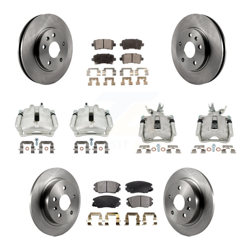 Transit Auto KC8-101032T Disc Brake Kit for 2014-2016 Chevrolet Malibu Limited, Chevrolet Malibu - Front and Rear product image