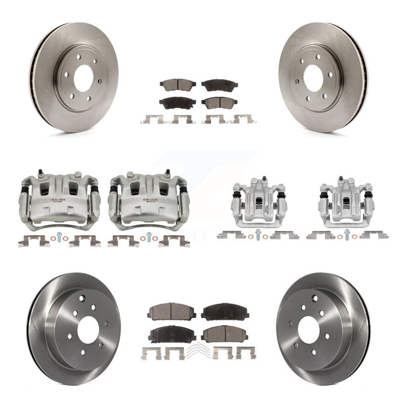 Transit Auto KC8-101033P Disc Brake Kit for 2011-2012 Suzuki Equator - Front and Rear product image