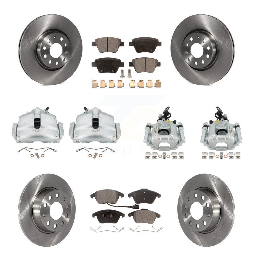 Transit Auto KC8-101036T Disc Brake Kit for 2012-2014 Volkswagen GTI - Front and Rear product image