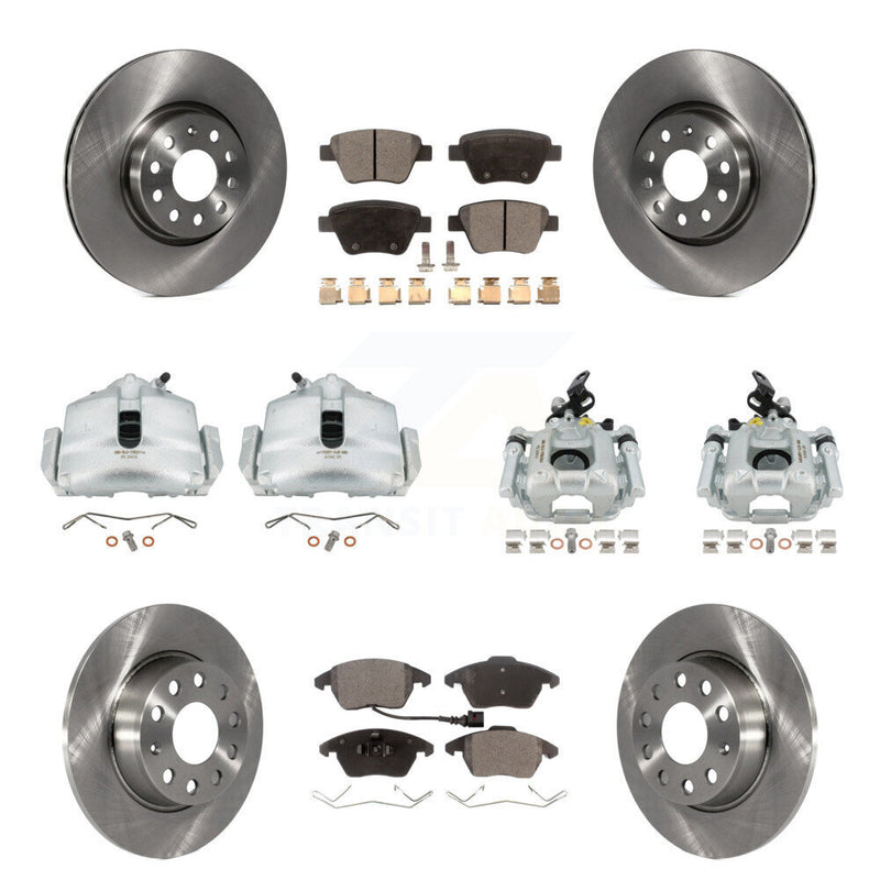 Transit Auto KC8-101036T Disc Brake Kit for 2012-2014 Volkswagen GTI - Front and Rear product image