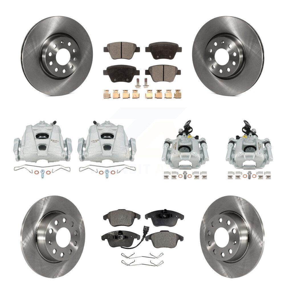 Transit Auto KC8-101038T Disc Brake Kit for 2012-2014 Volkswagen Passat - Front and Rear product image