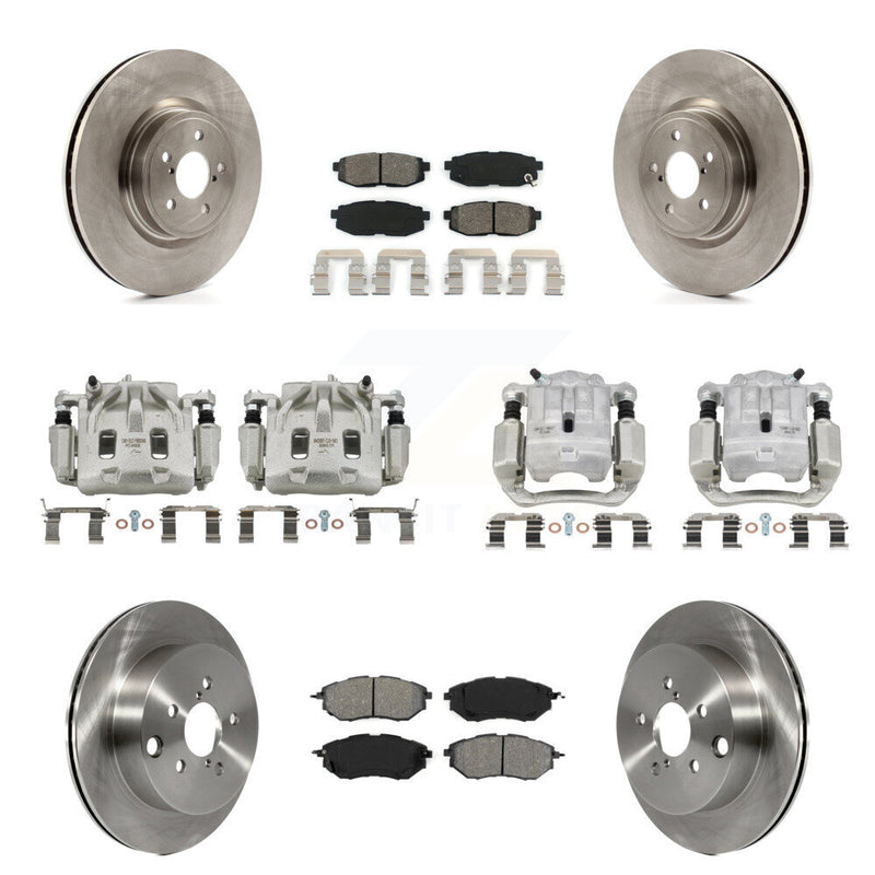 Transit Auto KC8-101039S Disc Brake Kit for 2014-2018 Subaru Forester - Front and Rear product image