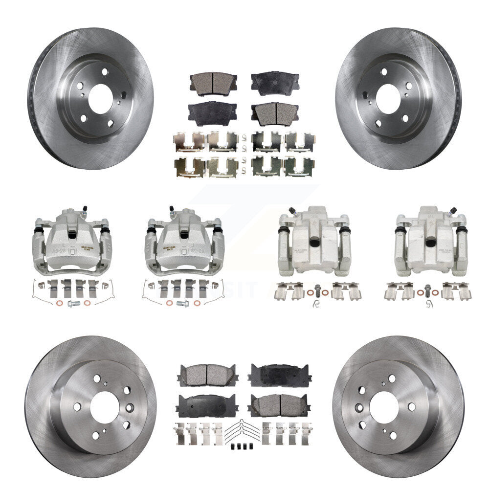 Transit Auto KC8-101040T Disc Brake Kit for 2012-2018 Lexus ES300h, Lexus ES350, Toyota Avalon & more - Front and Rear product image
