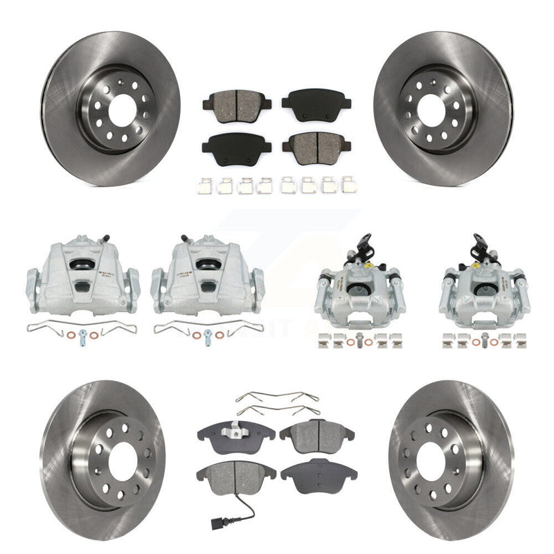 Transit Auto KC8-101041S Disc Brake Kit for 2012-2014 Volkswagen Passat - Front and Rear product image
