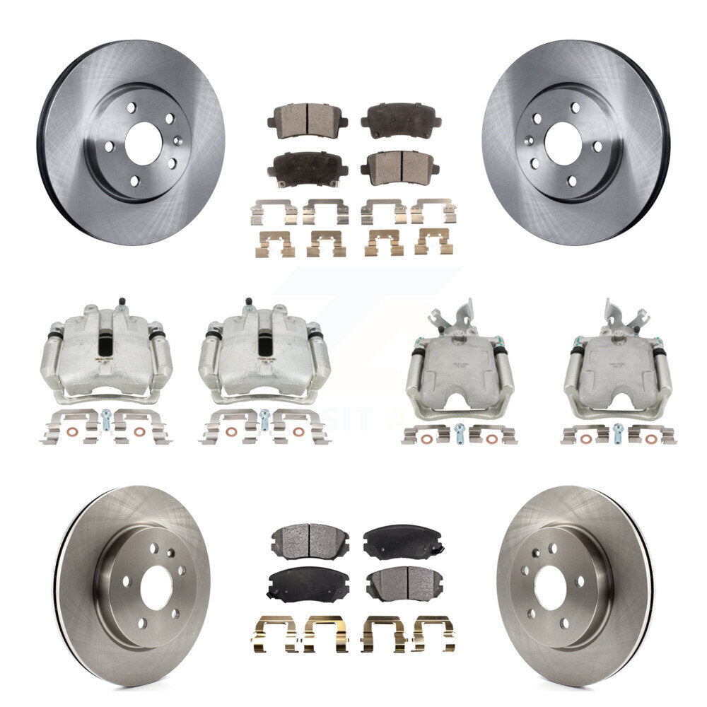 Transit Auto KC8-101042P Disc Brake Kit for 2010-2011 Buick Allure, Buick LaCrosse - Front and Rear product image