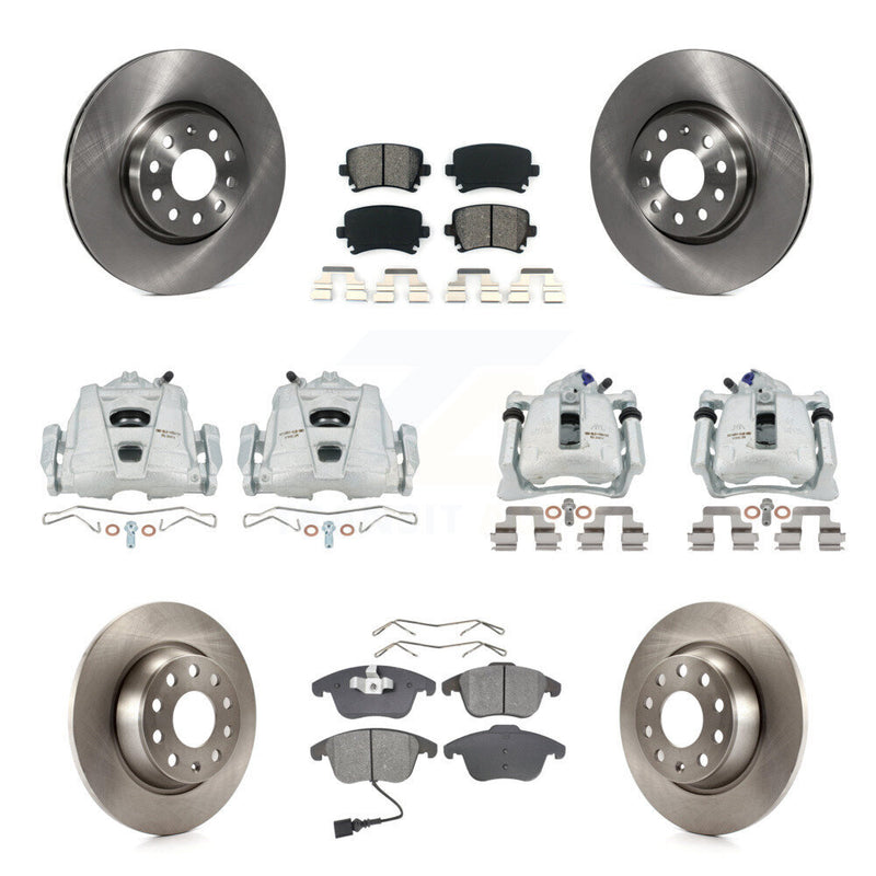 Transit Auto KC8-101042S Disc Brake Kit for 2009-2011 Volkswagen Tiguan - Front and Rear product image