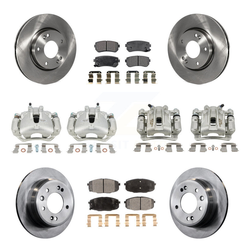 Transit Auto KC8-101044T Disc Brake Kit for 2009-2012 Hyundai Elantra - Front and Rear product image