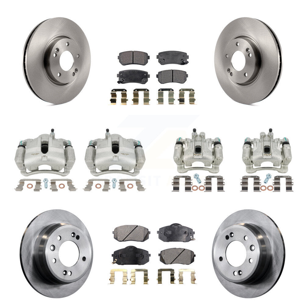 Transit Auto KC8-101045P Disc Brake Kit for 2012-2016 Kia Sportage, Hyundai Tucson - Front and Rear product image