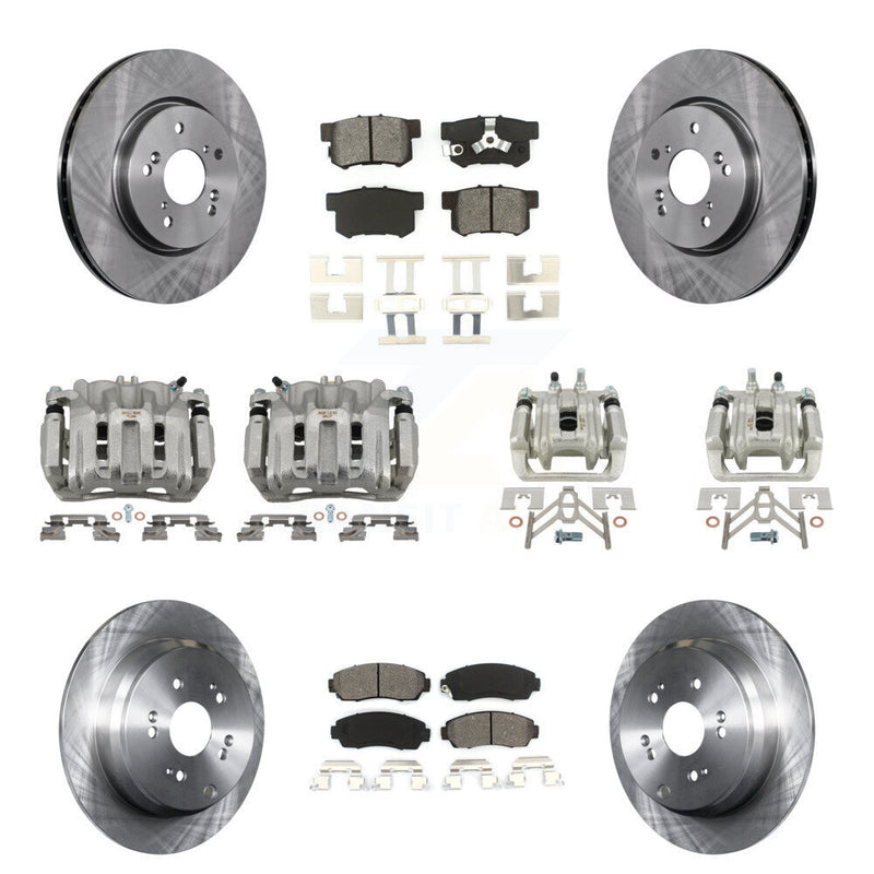 Transit Auto KC8-101045S Disc Brake Kit for 2007-2012 Acura RDX, Honda CR-V - Front and Rear product image