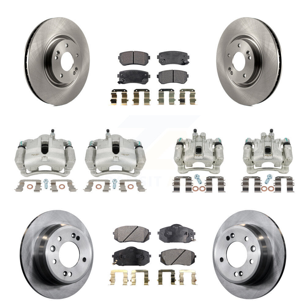 Transit Auto KC8-101046P Disc Brake Kit for 2015 Hyundai Tucson - Front and Rear product image
