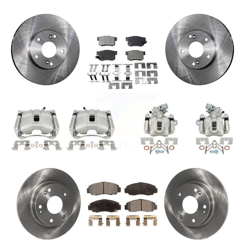 Transit Auto KC8-101046T Disc Brake Kit for 2006-2011 Acura CSX - Front and Rear product image