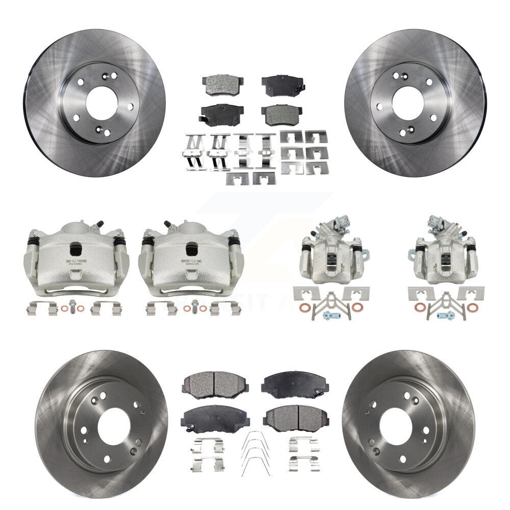 Transit Auto KC8-101049T Disc Brake Kit for 2013-2015 Honda Civic, Acura ILX - Front and Rear product image