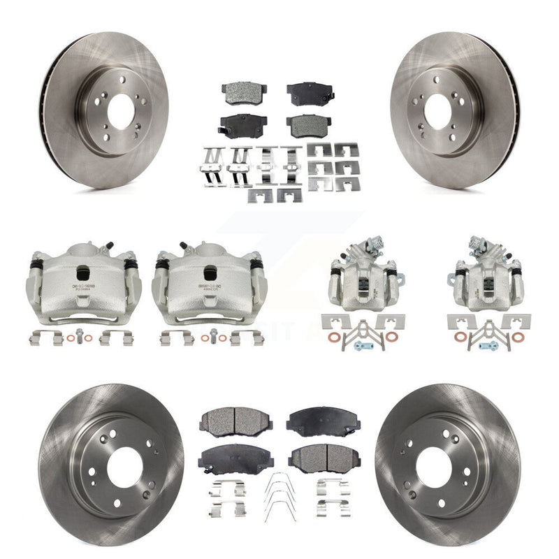 Transit Auto KC8-101050T Disc Brake Kit for 2015 Honda Civic - Front and Rear product image