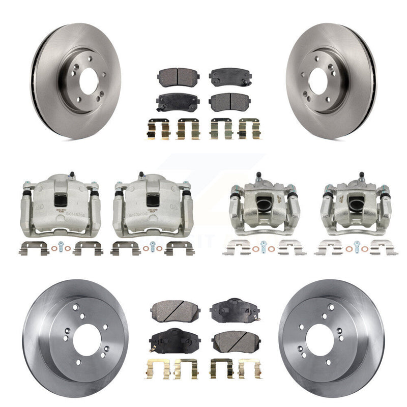 Transit Auto KC8-101051P Disc Brake Kit for 2016 Kia Sportage - Front and Rear product image