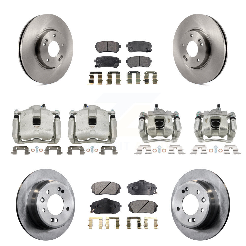 Transit Auto KC8-101052P Disc Brake Kit for 2016 Kia Sportage - Front and Rear product image