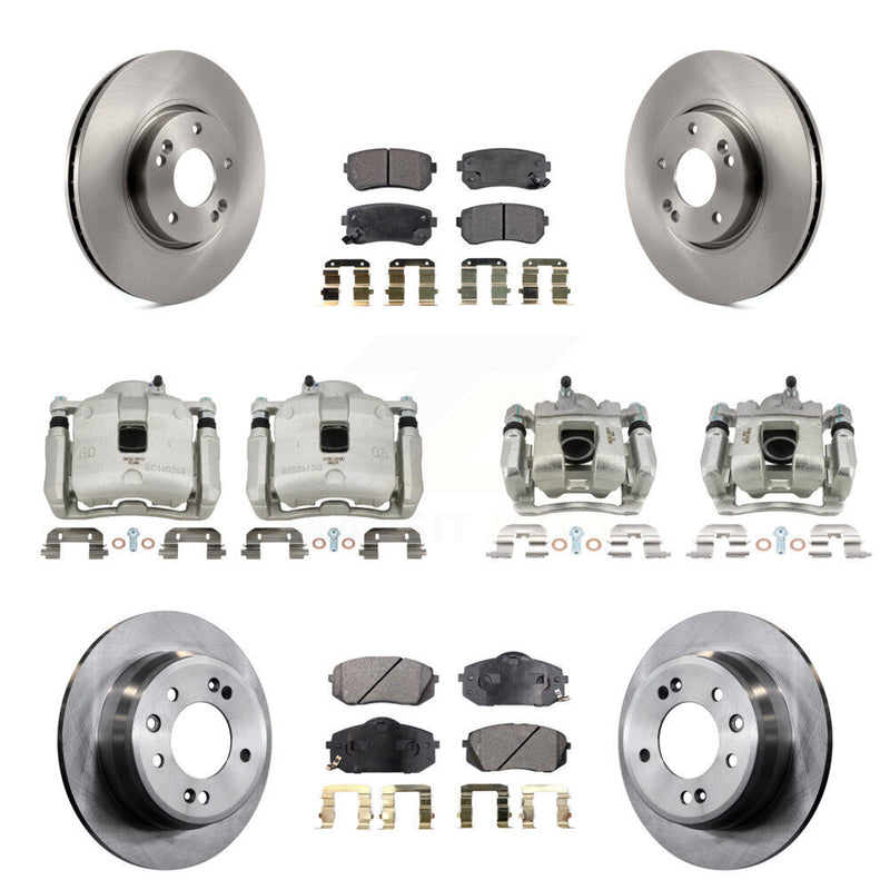 Transit Auto KC8-101052P Disc Brake Kit for 2016 Kia Sportage - Front and Rear product image