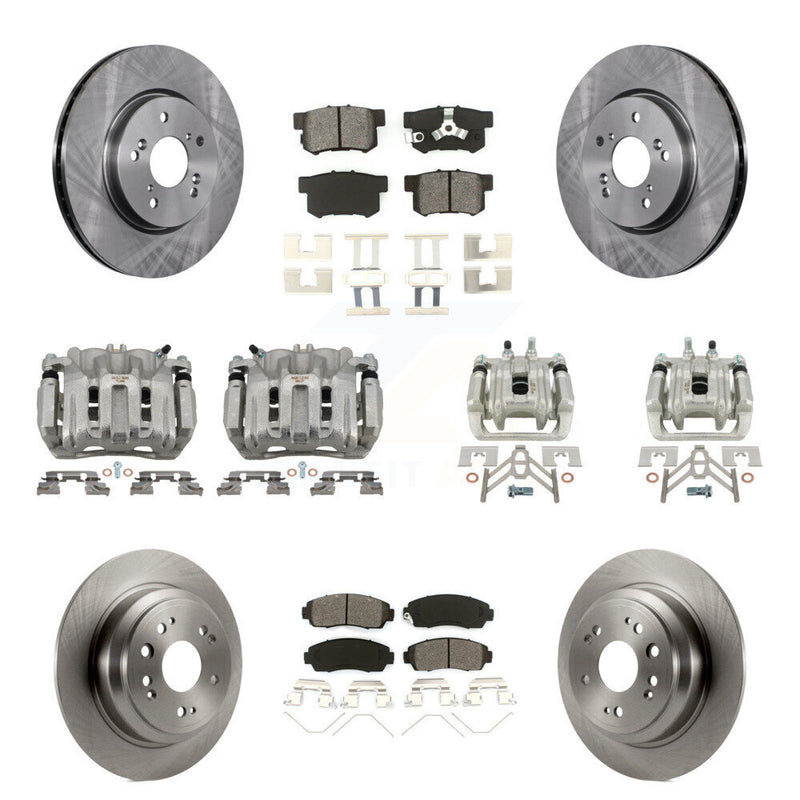 Transit Auto KC8-101052S Disc Brake Kit for 2011 Honda Accord Crosstour - Front and Rear product image