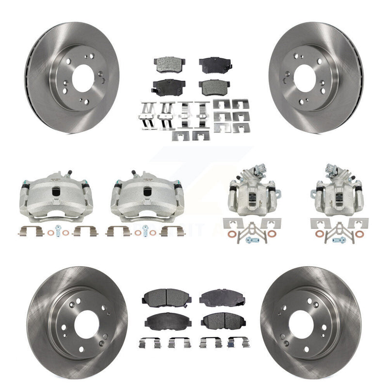 Transit Auto KC8-101052T Disc Brake Kit for 2006-2011 Honda Civic - Front and Rear product image