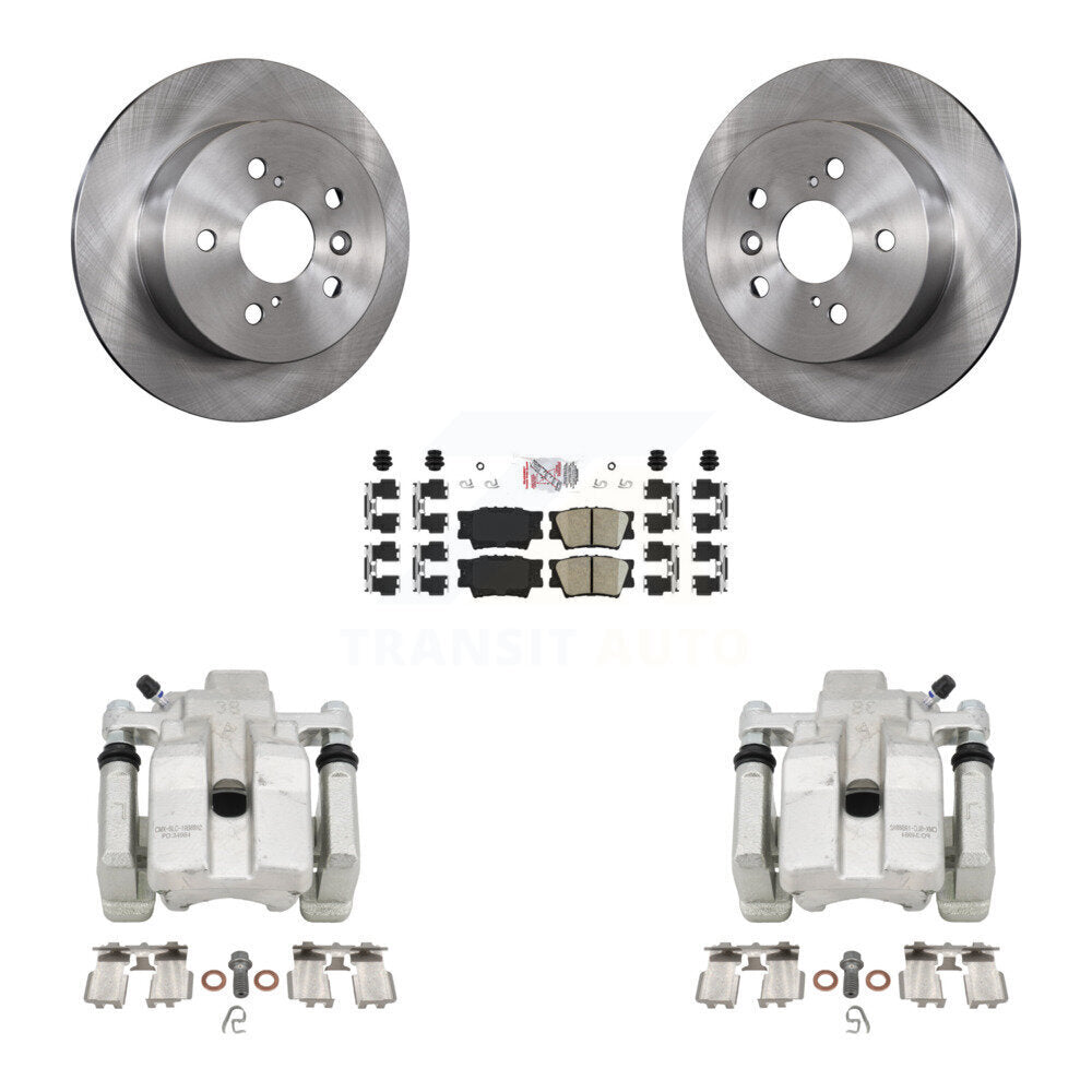 Transit Auto KC8-101053N Disc Brake Kit for 2012-2018 Lexus ES300h, Lexus ES350, Toyota Avalon & more - Rear product image