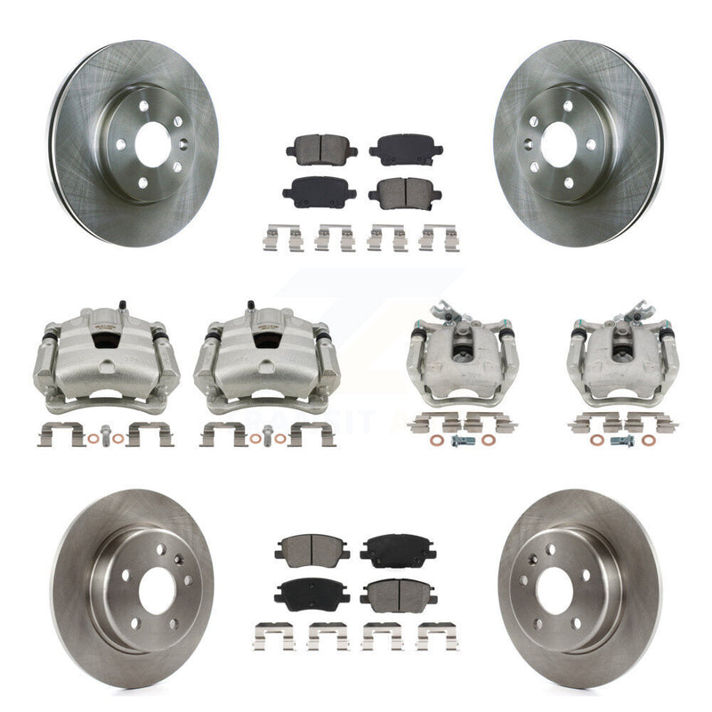 Transit Auto KC8-101053S Disc Brake Kit for 2017-2019 Chevrolet Cruze - Front and Rear product image