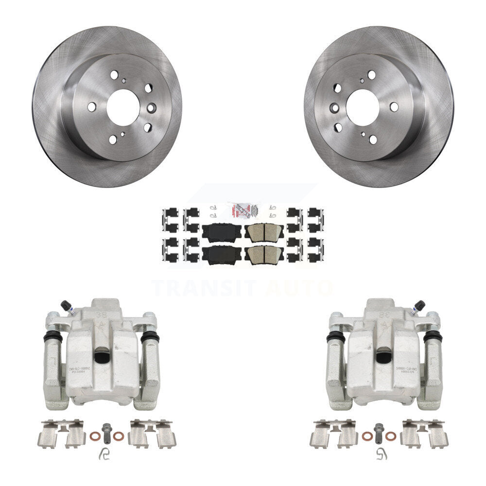 Transit Auto KC8-101054N Disc Brake Kit for 2012-2018 Lexus ES300h, Lexus ES350, Toyota Avalon & more - Rear product image