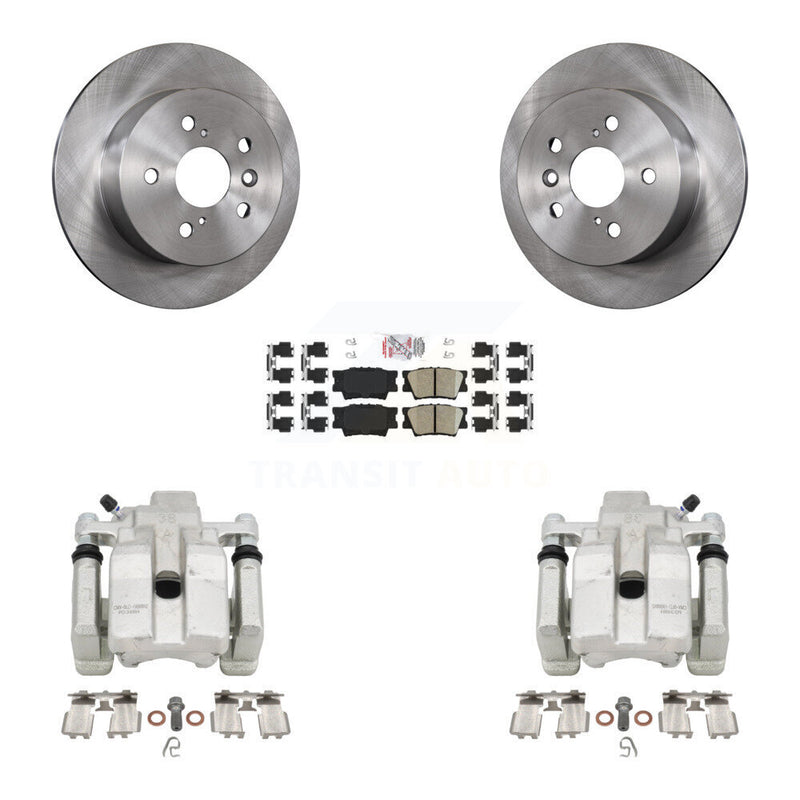 Transit Auto KC8-101054N Disc Brake Kit for 2012-2018 Lexus ES300h, Lexus ES350, Toyota Avalon & more - Rear product image