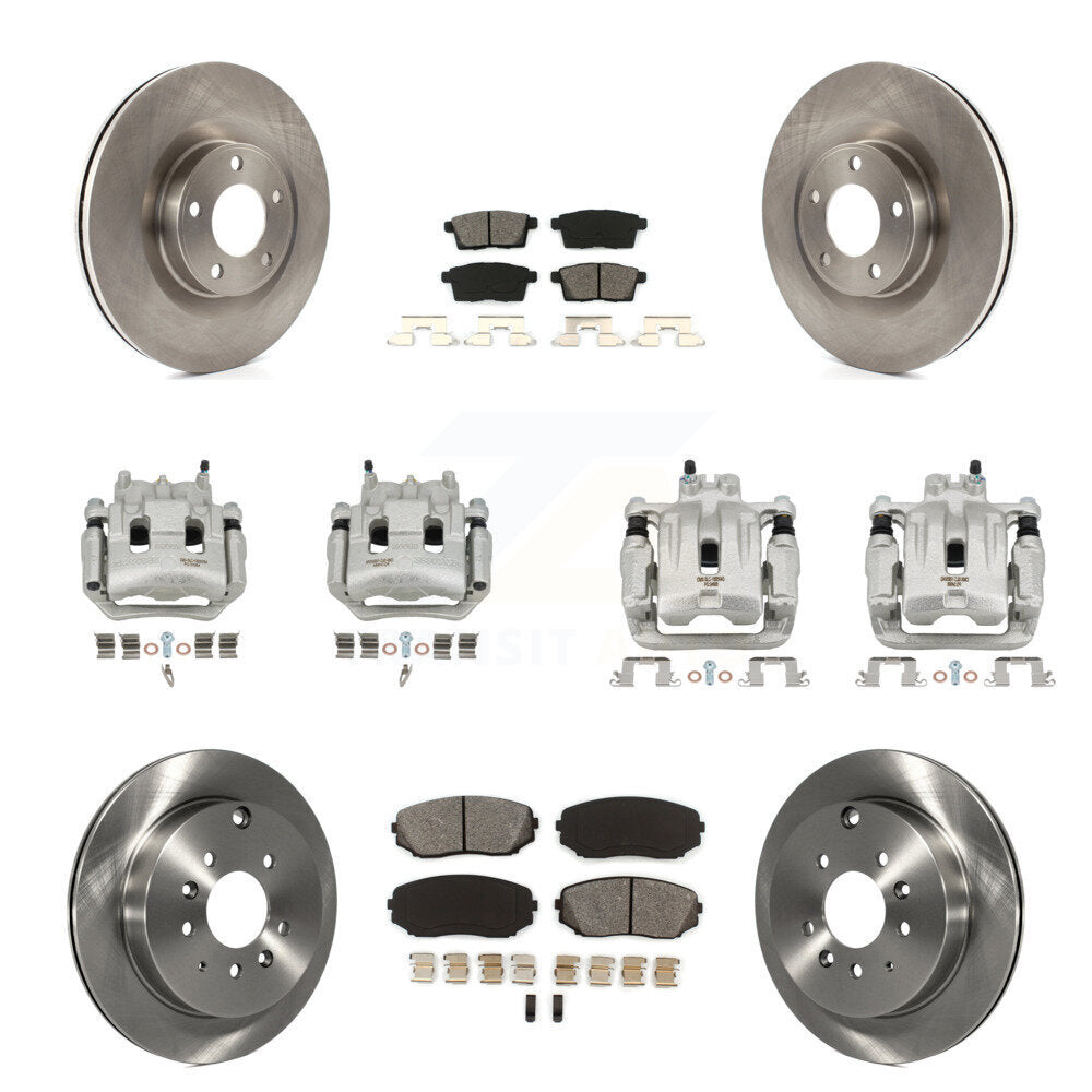 Transit Auto KC8-101057S Disc Brake Kit for 2007-2010 Ford Edge, Lincoln MKX - Front and Rear product image
