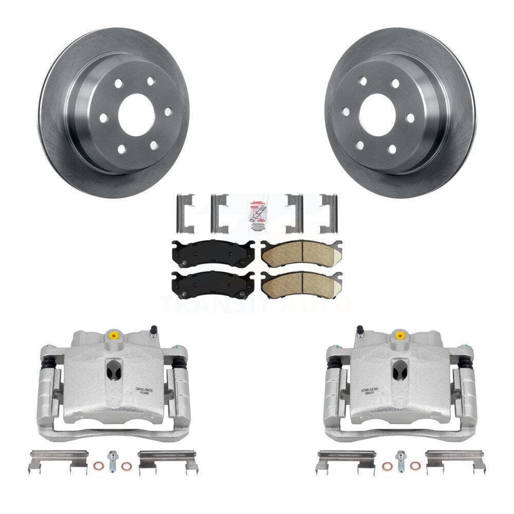 Transit Auto KC8-101059N Disc Brake Kit for 2003 Chevrolet Silverado 2500, Chevrolet Silverado 2500 HD, Chevrolet Suburban 2500 & more - Rear product image