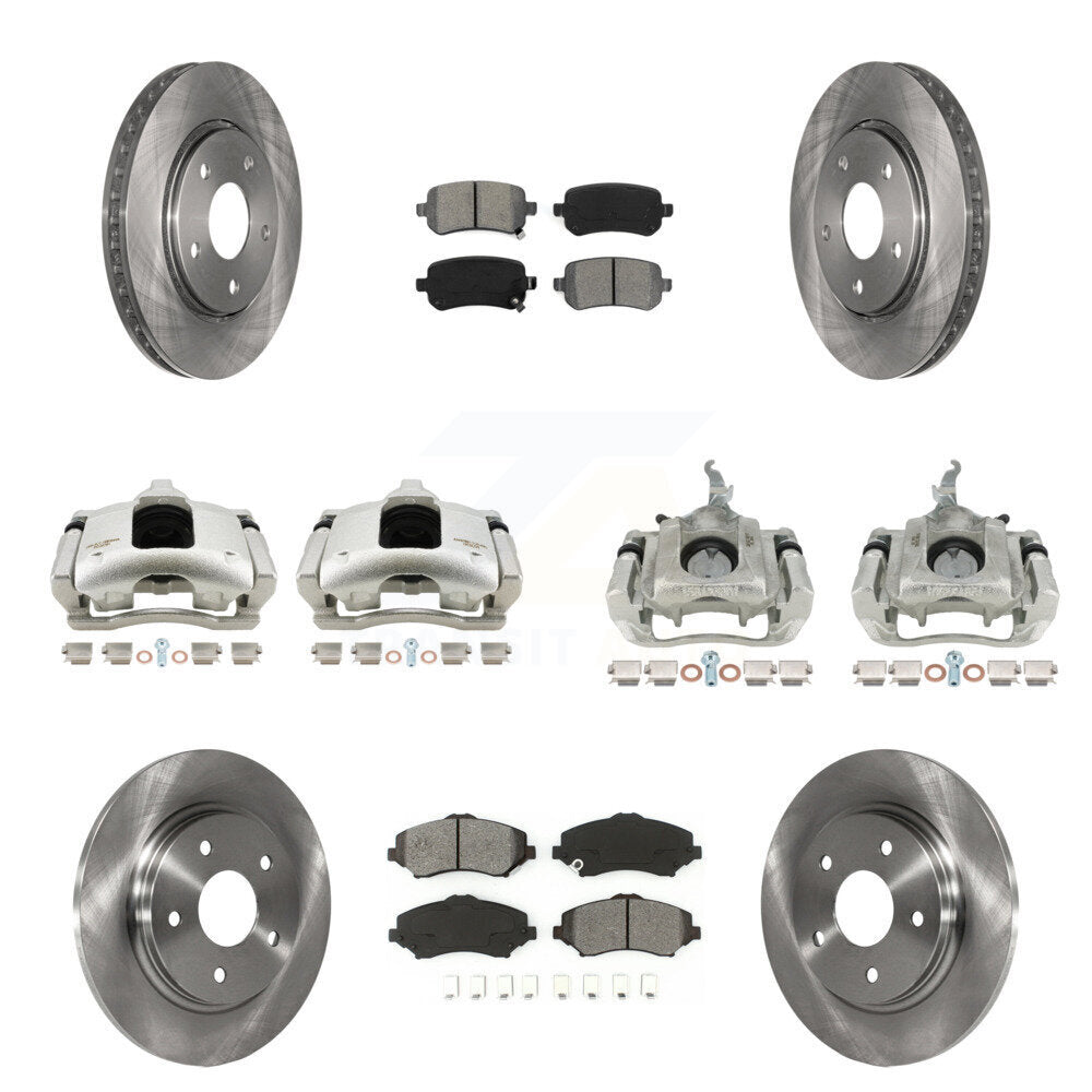 Transit Auto KC8-101059S Disc Brake Kit for 2009-2011 Dodge Journey - Front and Rear product image