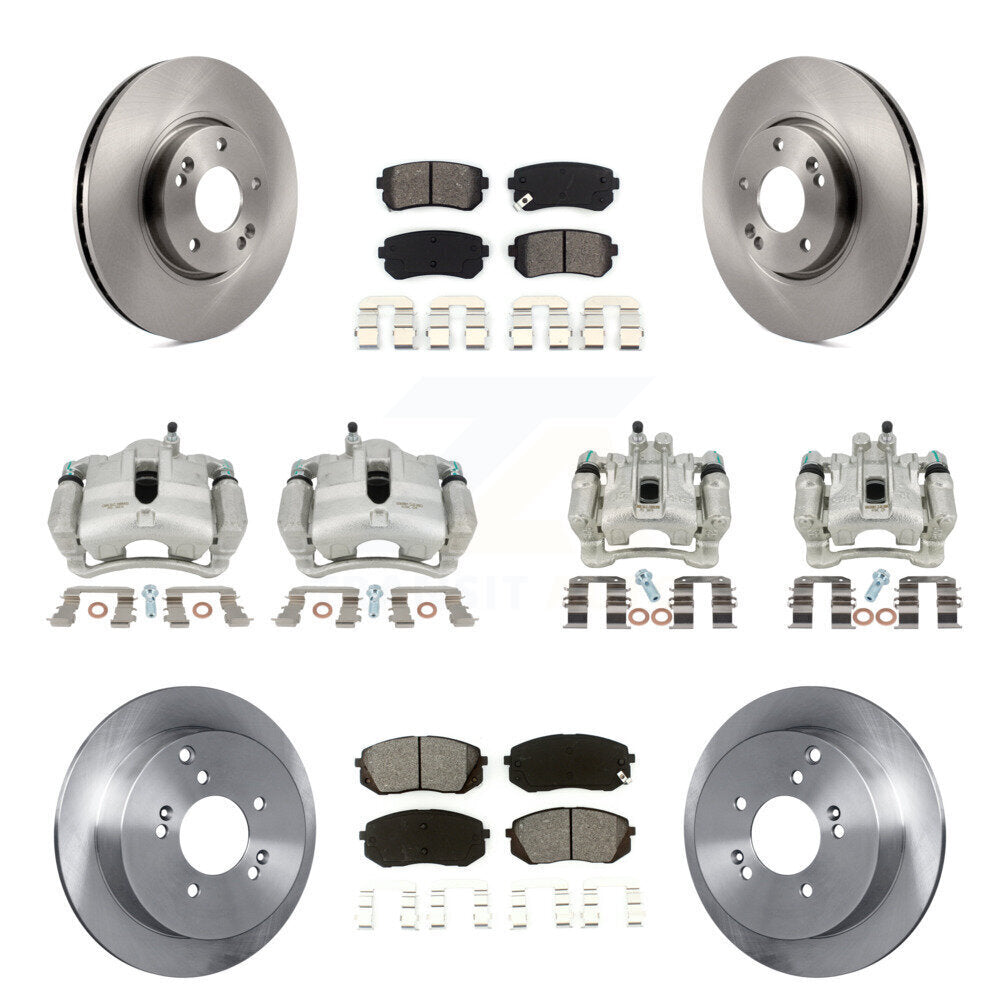 Transit Auto KC8-101060S Disc Brake Kit for 2010-2016 Kia Sportage, Hyundai Tucson - Front and Rear product image