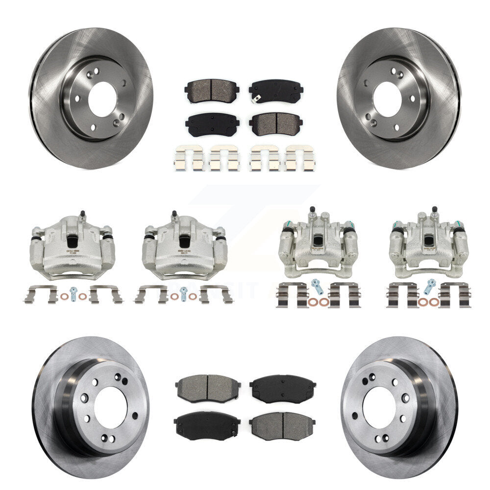 Transit Auto KC8-101061S Disc Brake Kit for 2010-2012 Kia Sportage, Hyundai Tucson - Front and Rear product image