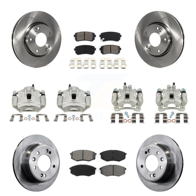Transit Auto KC8-101061S Disc Brake Kit for 2010-2012 Kia Sportage, Hyundai Tucson - Front and Rear product image