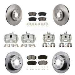 Transit Auto KC8-101062S Disc Brake Kit for 2012-2016 Kia Sportage, Hyundai Tucson - Front and Rear product image