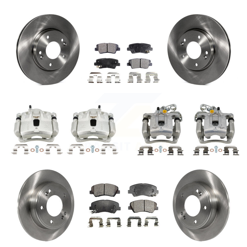 Transit Auto KC8-101063P Disc Brake Kit for 2011-2012 Hyundai Elantra - Front and Rear product image