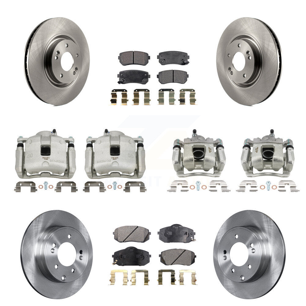 Transit Auto KC8-101065P Disc Brake Kit for 2016 Hyundai Tucson - Front and Rear product image