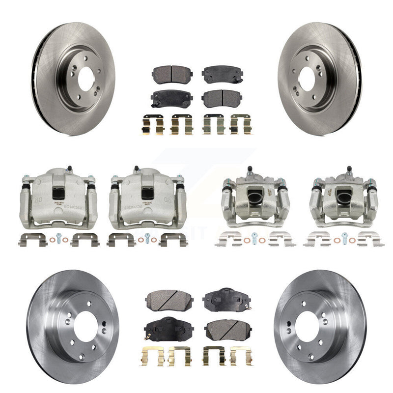 Transit Auto KC8-101065P Disc Brake Kit for 2016 Hyundai Tucson - Front and Rear product image