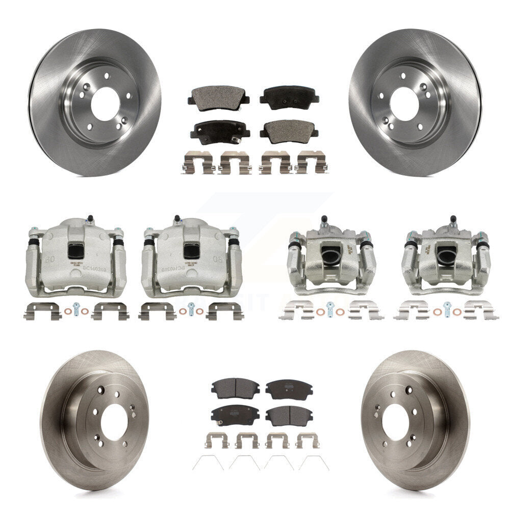 Transit Auto KC8-101066P Disc Brake Kit for 2016-2021 Hyundai Tucson, Kia Sportage - Front and Rear product image