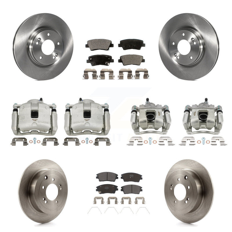 Transit Auto KC8-101066P Disc Brake Kit for 2016-2021 Hyundai Tucson, Kia Sportage - Front and Rear product image