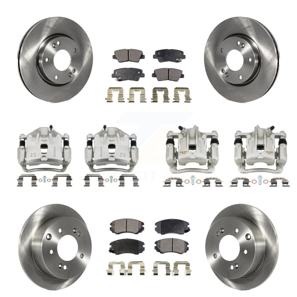 Transit Auto KC8-101067P Disc Brake Kit for 2012-2013 Kia Soul - Front and Rear product image