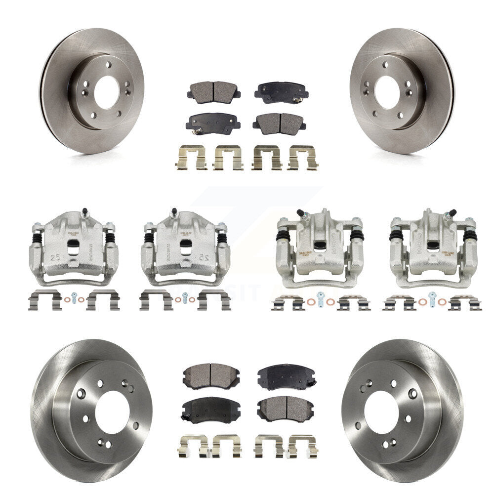 Transit Auto KC8-101068P Disc Brake Kit for 2010-2011 Kia Soul - Front and Rear product image