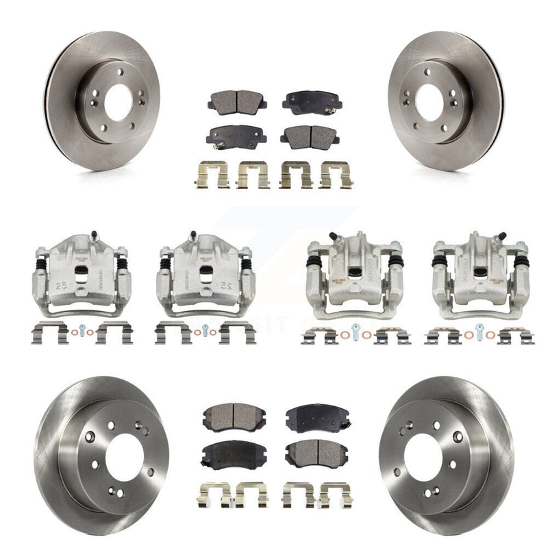 Transit Auto KC8-101068P Disc Brake Kit for 2010-2011 Kia Soul - Front and Rear product image