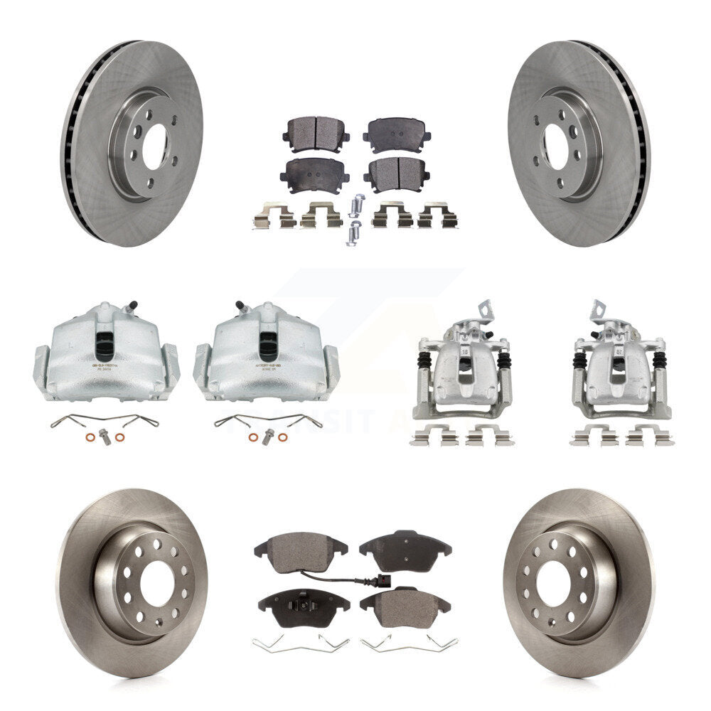Transit Auto KC8-101070P Disc Brake Kit for 2012 Volkswagen CC - Front and Rear product image